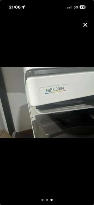 Impresora Ricoh MPC 2004 Blanca