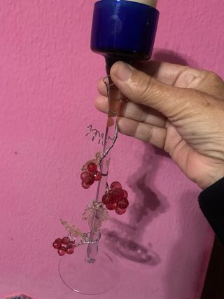 3 piezas cristal piedra agata natural y uvas c Ho