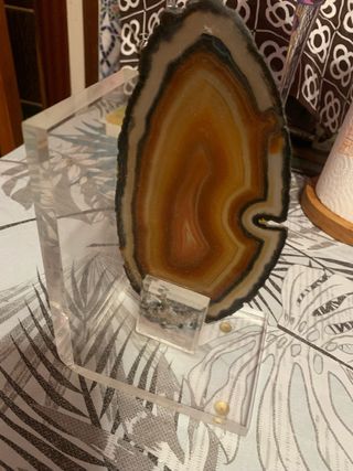 3 piezas cristal piedra agata natural y uvas c Ho