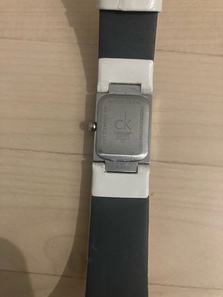 Reloj Calvin Klein Plata y Blanco