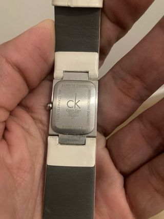 Reloj Calvin Klein Plata y Blanco
