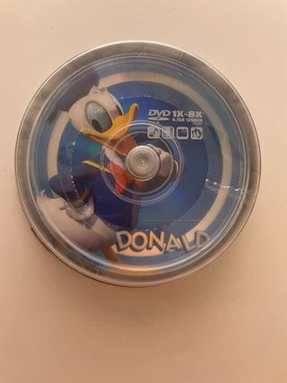 DVD virgenes Disney  4.7GB 120min. Caja de 10 u.
