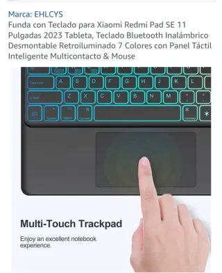 Funda Xiaomi Redmi 6 Pad SE 11 con Teclado