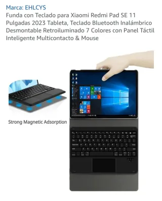 Funda Xiaomi Redmi 6 Pad SE 11 con Teclado