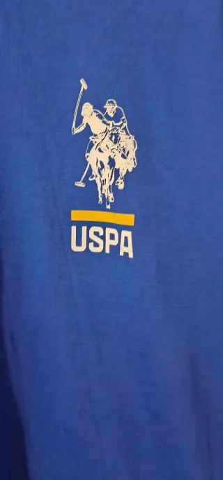 Camiseta U.S. Polo Assn. Manga Larga Azul