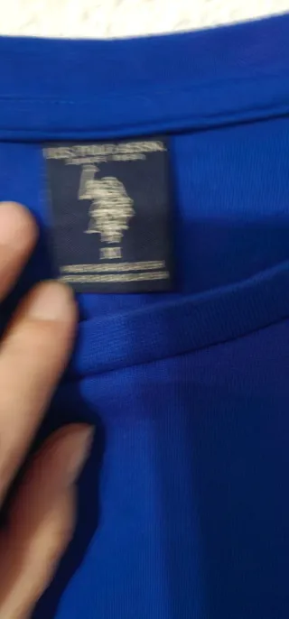 Camiseta U.S. Polo Assn. Manga Larga Azul