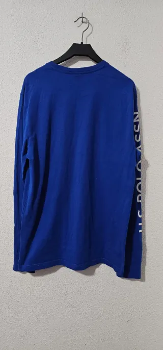 Camiseta U.S. Polo Assn. Manga Larga Azul