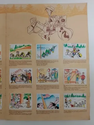 Álbum Cromos Lucky Luke 1985 Completo