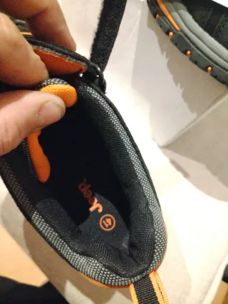 Zapatos de Seguridad Jeep Negros y Naranjas