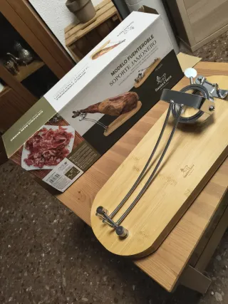 Jamonero Plegable Bambú
