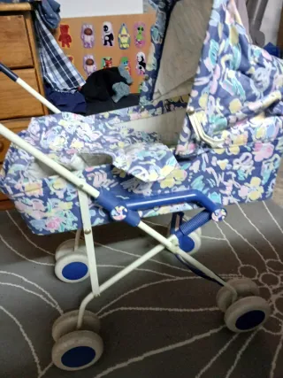 Carrito Muñecas Vintage Floral