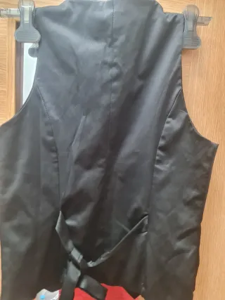 Chaleco de traje negro