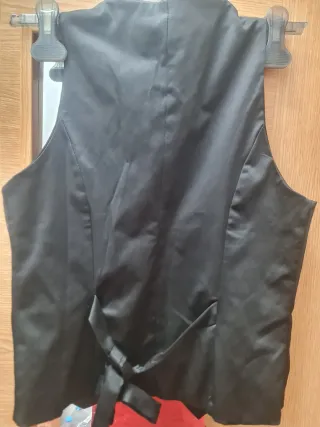 Chaleco de traje negro