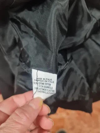 Chaleco de traje negro