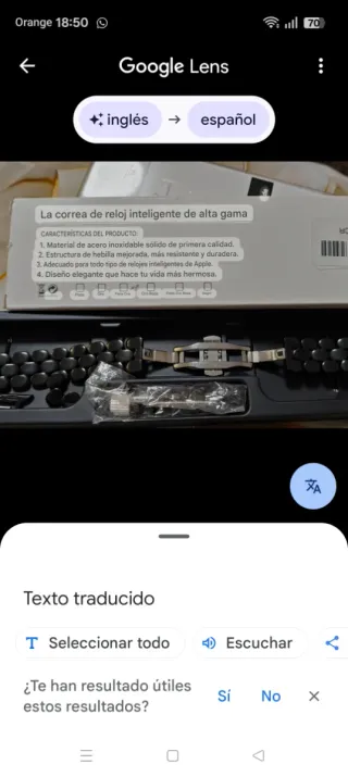 Correa metálica TISIMO para Smartwatch