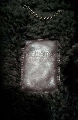 Abrigo largo piel sintética borreguillo