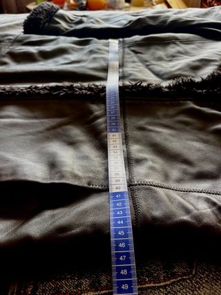 Abrigo largo piel e interior borreguillo (Unisex)