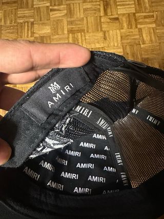 Gorra Amiri Negra con Cruces