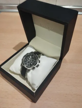 Reloj de caballero Lanscotte Negro y Plateado