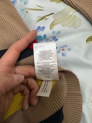 Dolcevita Ralph Lauren Beige a Righe