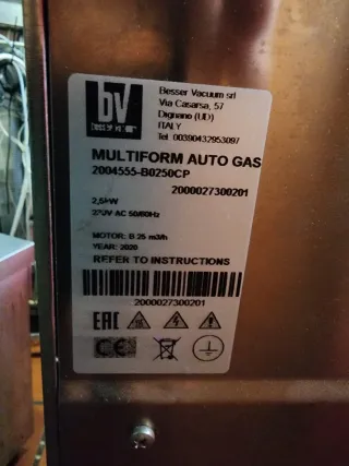 Envasadora al vacío industrial