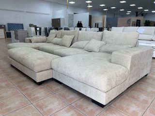 mega sofa cama ricnonera 7 plazas beige