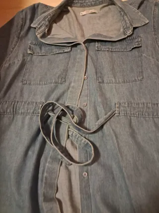 Abito da donna in denim blu