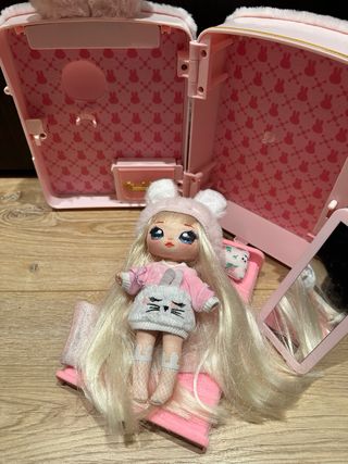 Mochila Na Na Na Surprise Peluche Rosa