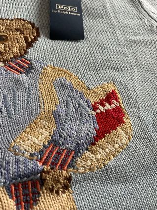 Jersey Polo Ralph Lauren Oso Azul Talla M