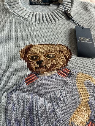 Jersey Polo Ralph Lauren Oso Azul Talla M