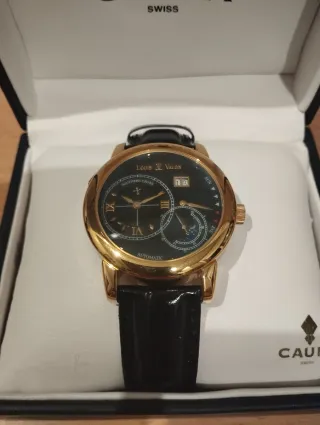 Reloj caballero  Louis Valon Oro y Negro