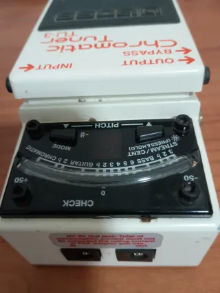 Boss TU-3 Afinador Cromático Pedal
