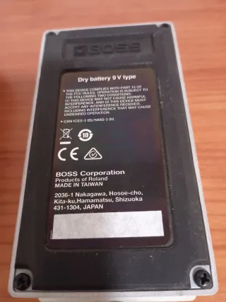 Boss TU-3 Afinador Cromático Pedal