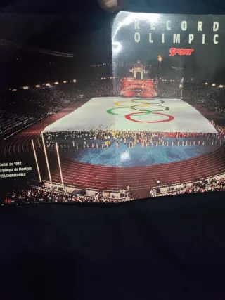 Recorte Bandera Olímpica Barcelona 92