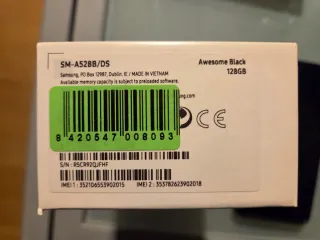 Samsung Galaxy A52s 5G Nero