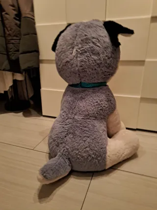 Peluche cane husky gigante