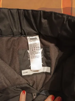 Pantaloncini da sci neri taglia 12