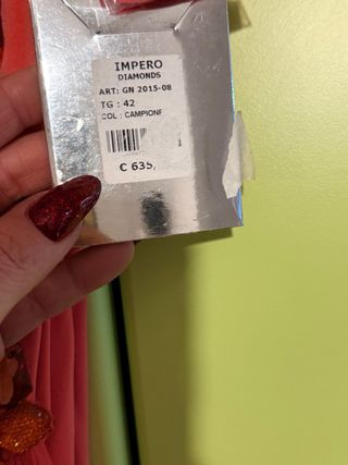 Abito donna con strass arancioni e rosa