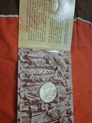 Moneda 500 Liras Bimillenario Oraziano peso 15