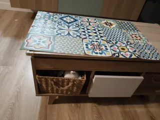 Alfombra Diseño Azulejo Árabe Multicolor