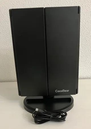 Espejo Maquillaje Tri-fold LED