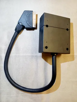 Cable Euroconector Multi 1 Entrada 2 Salidas Scart