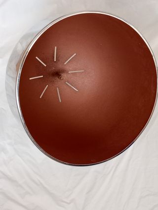 Pantallas cromadas space age cromadas lampara staf