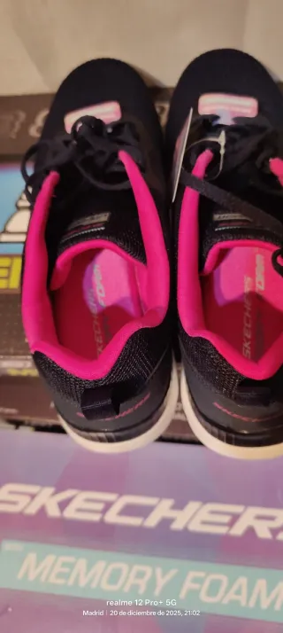 Zapatillas Skechers Go Run Mujer Azul/Rosa