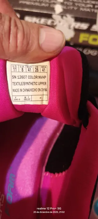 Zapatillas Skechers Go Run Mujer Azul/Rosa