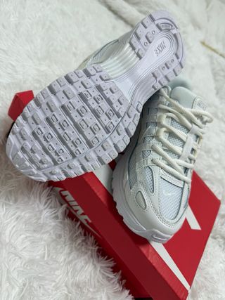 Nike P6000 Mujer Plata Blanco