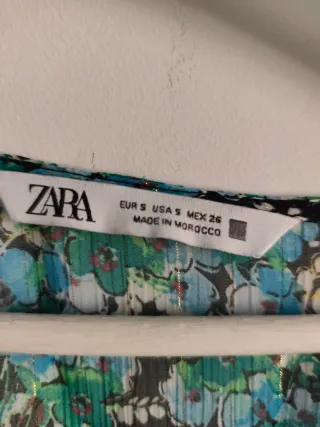 Vestito corto floreale Zara