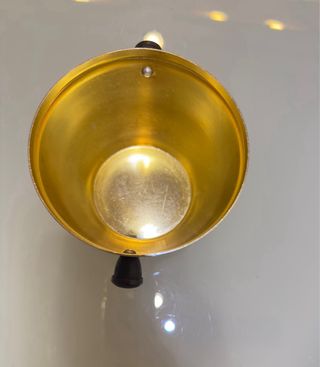 Azucarero Vintage Dorado Metal