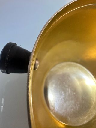 Azucarero Vintage Dorado Metal