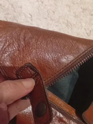 Stivali alti in pelle marrone